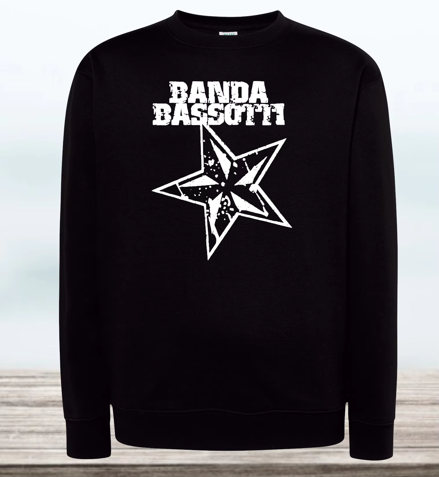 Sweatshirt band BASSOTTI star no hood, clothing Man Woman Child fashion CASUAL quality, style, colors JERSEY, CASUAL sweater TOP sale with modern print, novelty