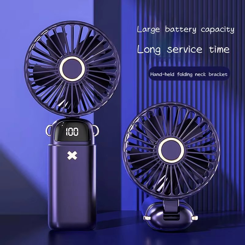 Aromatherapy Handheld Mini Fan Foldable Portable USB Rechargeable Fan Silent Office Desk Student On Dormitory Outdoor Fan