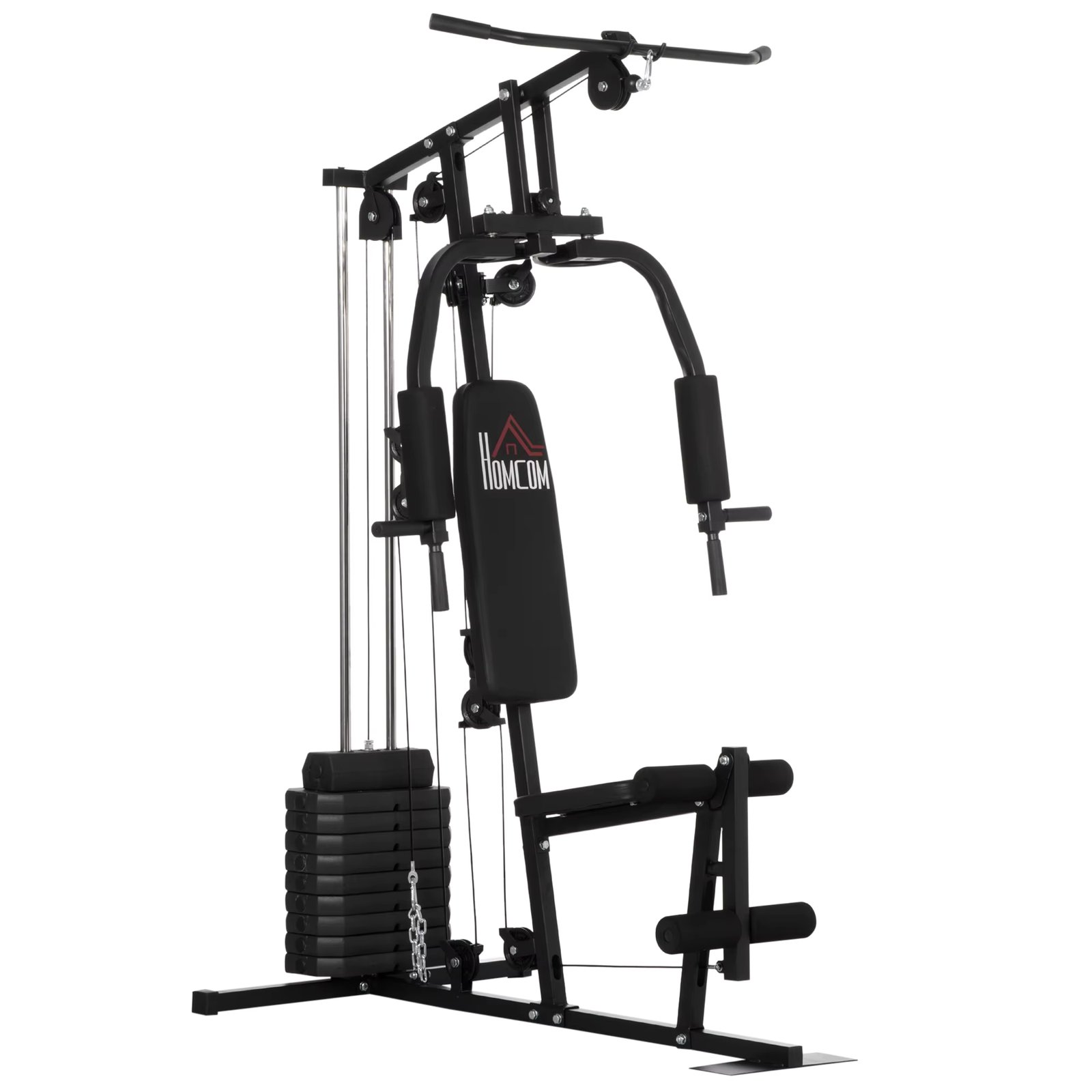 HOMCOM multi-station bodybuilding bodybuilding foot training machine for home Fitness gym 135x103x210cm