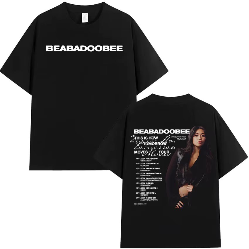 Singer Beabadoobee This Is How Tomorrow Moves 2024 Album Print T Shirts Men Women Retro Fashion Short Sleeve T-shirt Streetwear