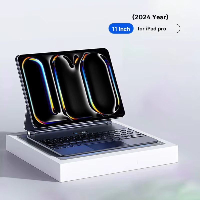 Baseus for iPad 2018-2024 Magic Keyboard Bluetooth for iPad Pro Air 4 Air 5 Air 6 11 10.9 12.9 13 inch Smart Cover Magnetic Case