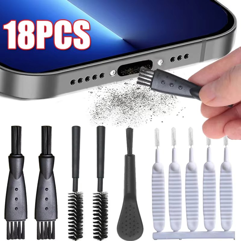 Mobile Phone Charging Port Dust Brush for iPhone 14 Samsung Xiaomi Port Protector Cleaner Kit Computer Keyboard Cleaning Brush
