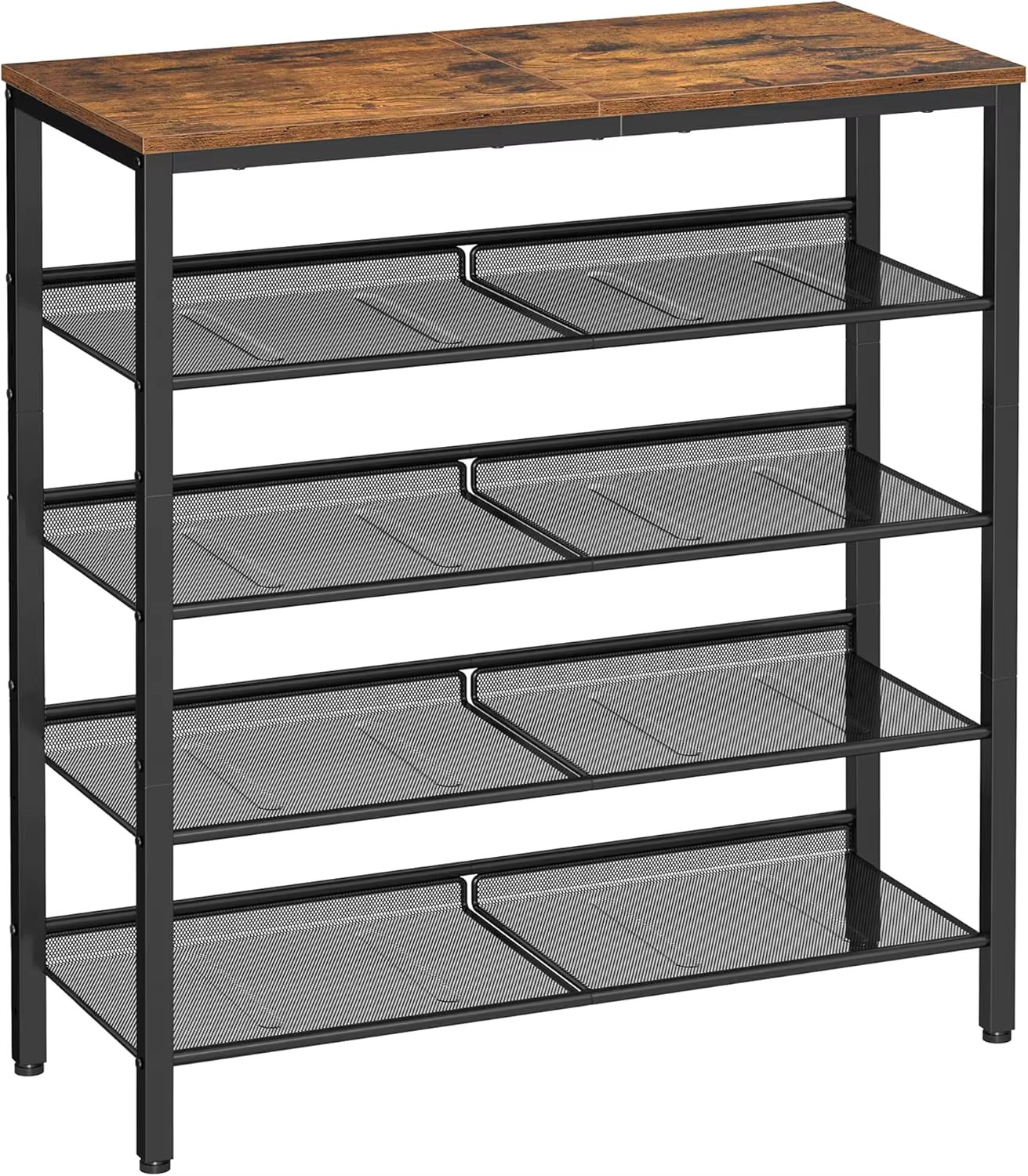 VASAGLE shoe rack 5-storey shoe cabinet open shoe shelf