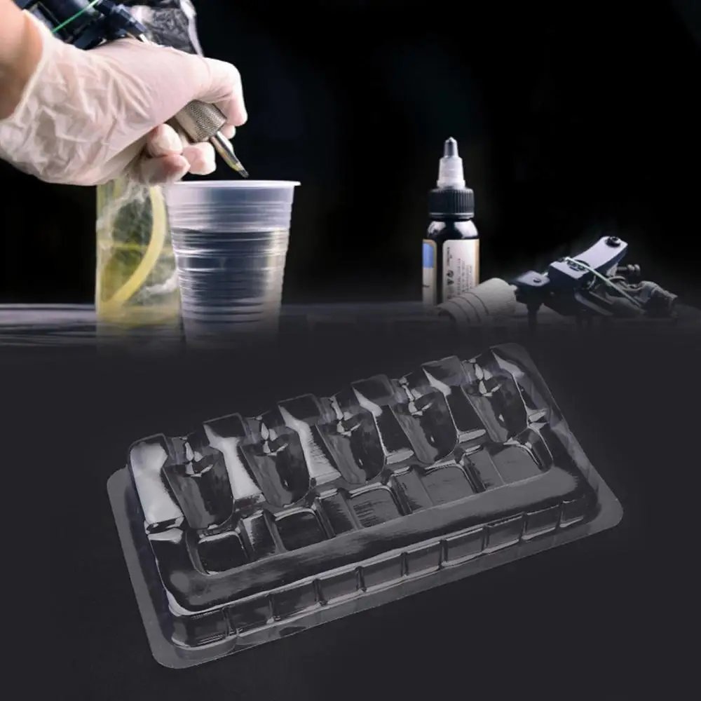 50pcs/set Disposable Plastic Portable  Most Types Tattoo Needle Holder Cartridge Needles Trays Tattoo Beginners Use Accessories