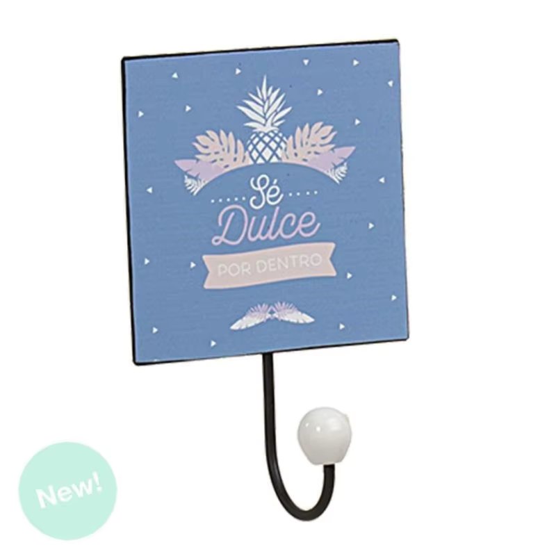 Wall hangers single coat rack pineapple "be sweet inside" 957016