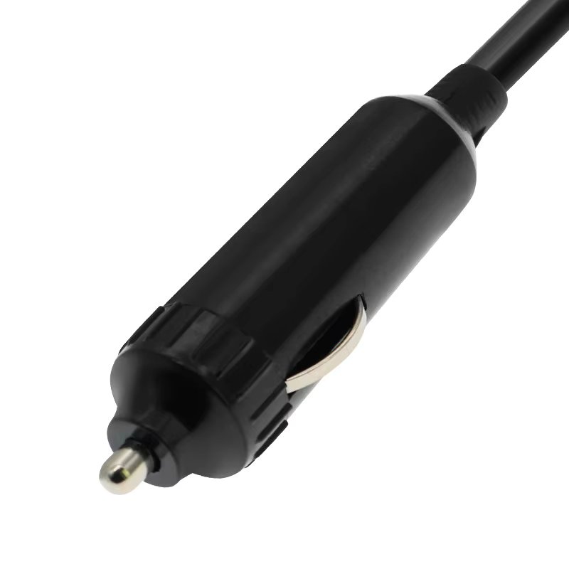Automobile Vehicle Cigarette Lighter Plug Power Cord ABS Shell High Temperature Resistance Built-in UL Safety Tube Copper Alloy