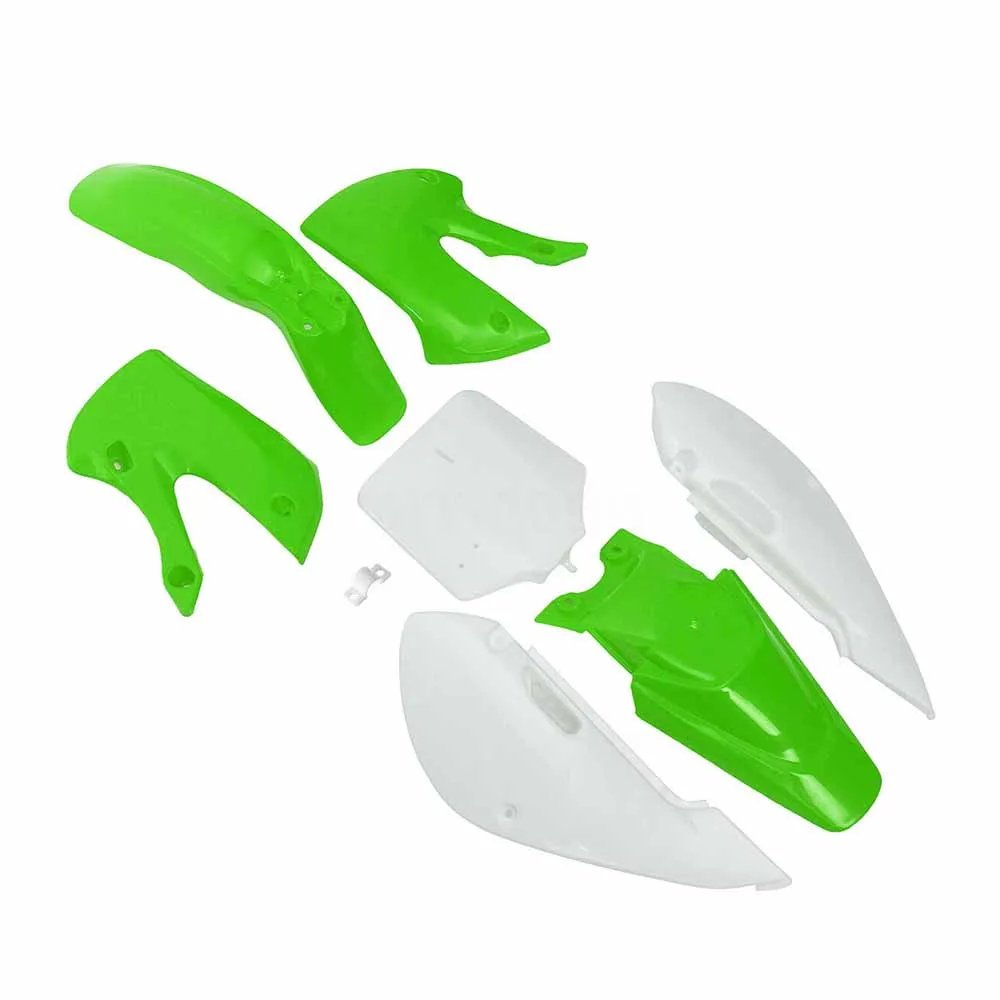 Green and White