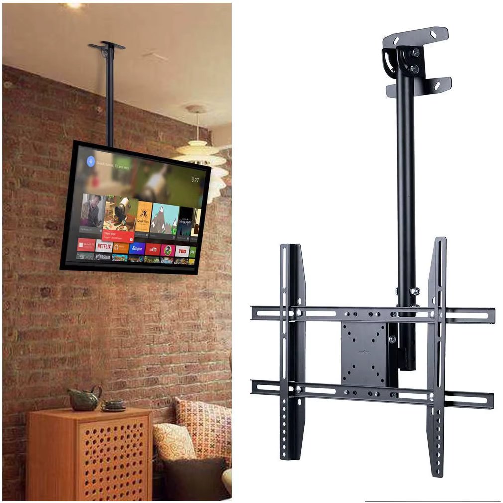 Ceiling TV Wall Mount Tilt Swivel for 26-65 Inch LCD LED Plasma Monitor Panel Screen Weight Capacity 66 LBS