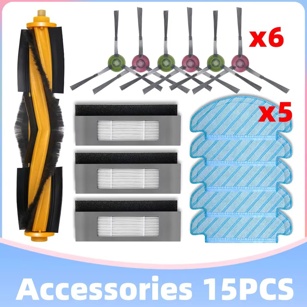 For Ecovacs Deebot N8 PRO T8 T8 AIVI Yeedi 2 Hybrid Vac Robot Vacuum Cleaner Hepa Filter Main Side Brush Mop Replacement Part