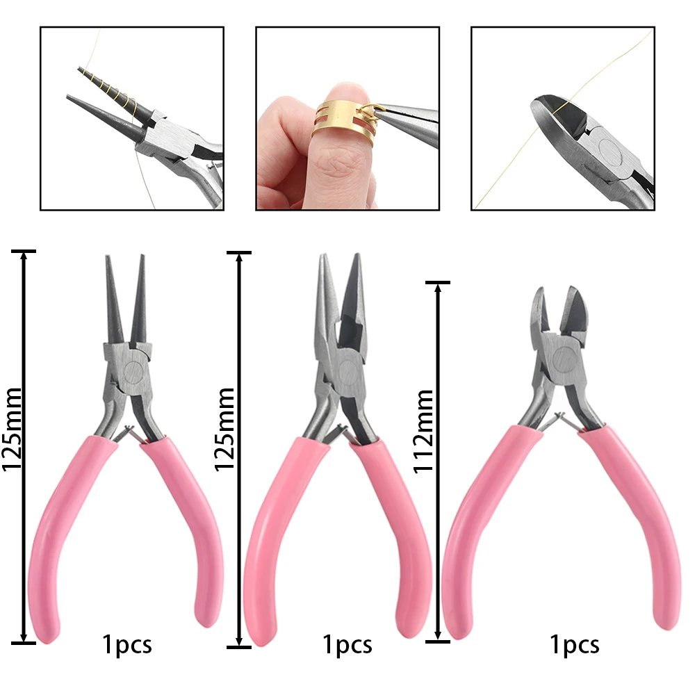 Pink 3pcs