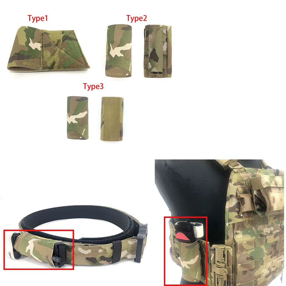 Tactical Vest Type &Belt Type Tourniquet Elastic Pouch Plate Carrier For Chest Rig 2"*3" Hook & Loop Secure Storage Holder
