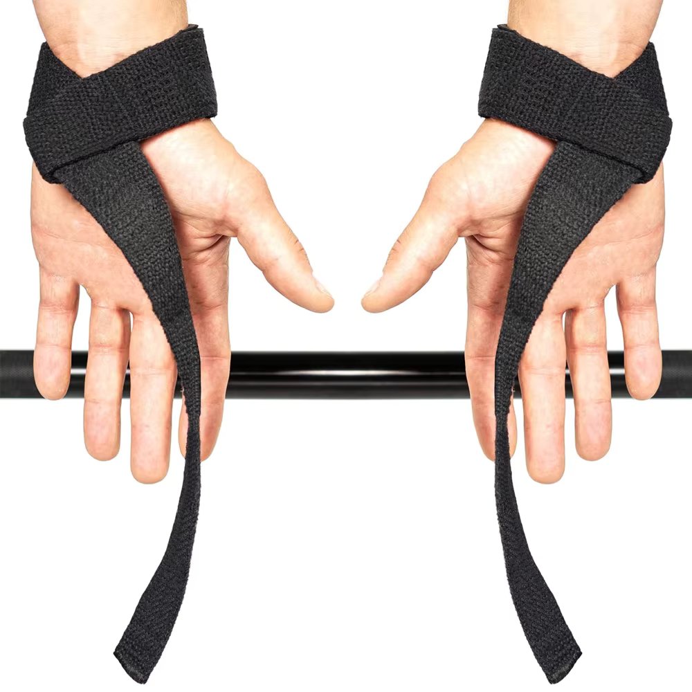 1pair Hard Pull Wrist Lifting Straps Grips Band-Deadlift Straps with Wrist Padded and Anti-Skid Silicone