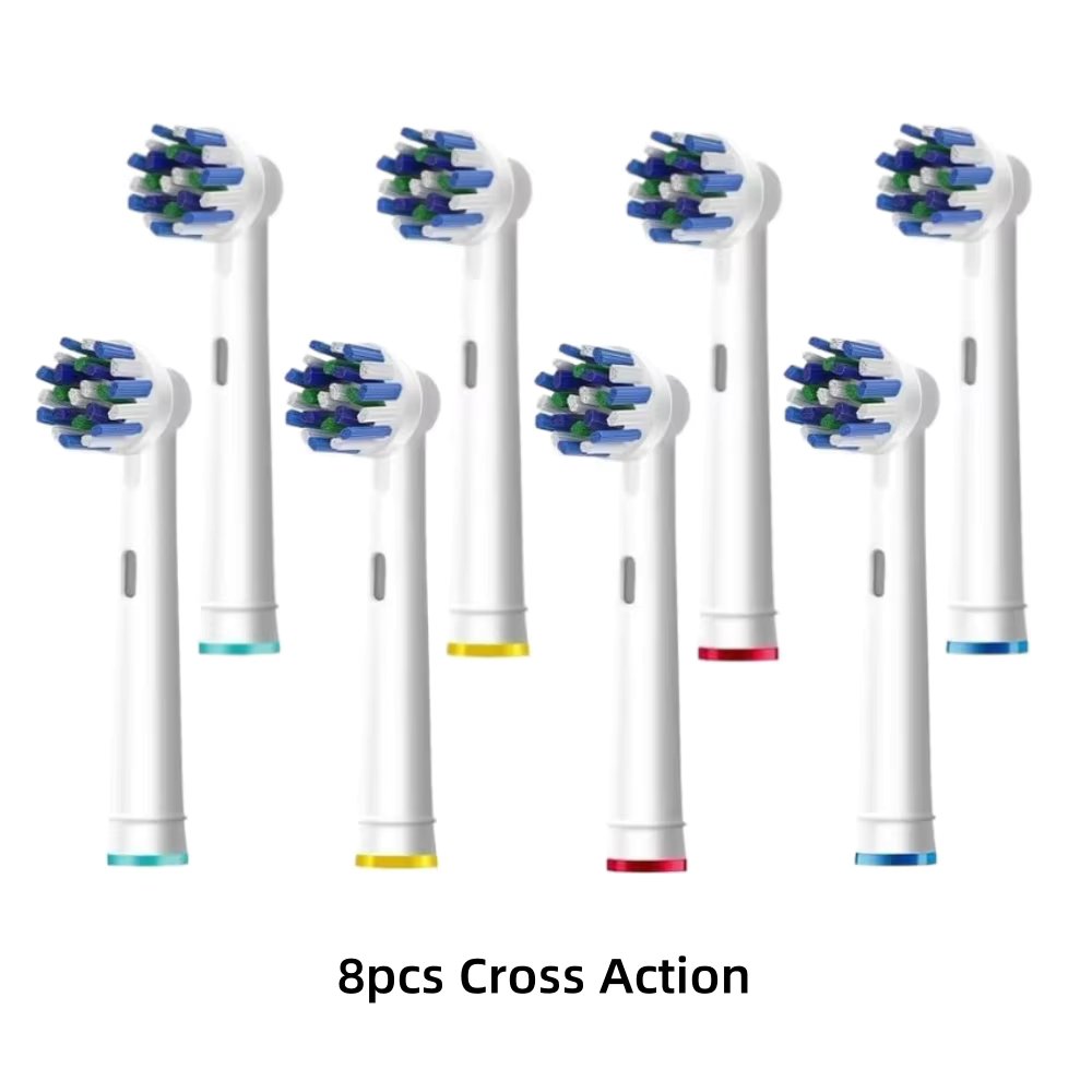 8pcs White