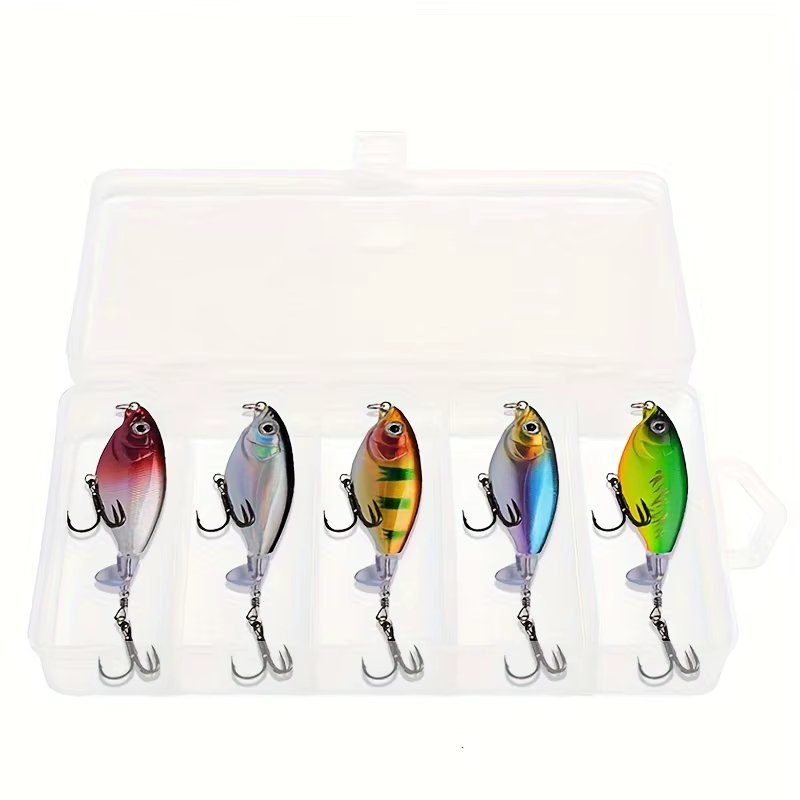 5pcs 3D Topwater Fishing Lure 6g/11g Whopper Popper Bait Artificial Hard Plopper Soft Rotating Tail Fishing Tackle