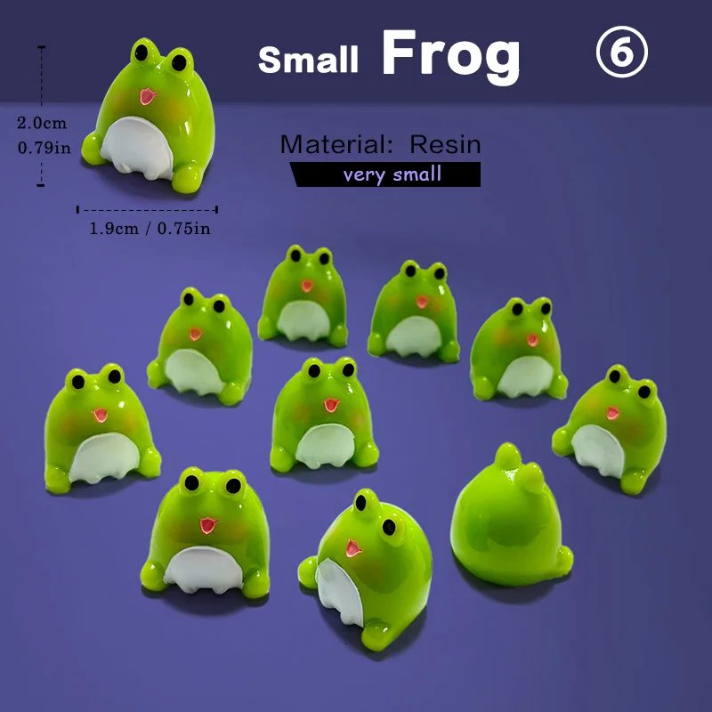 10pcs Fat Frog