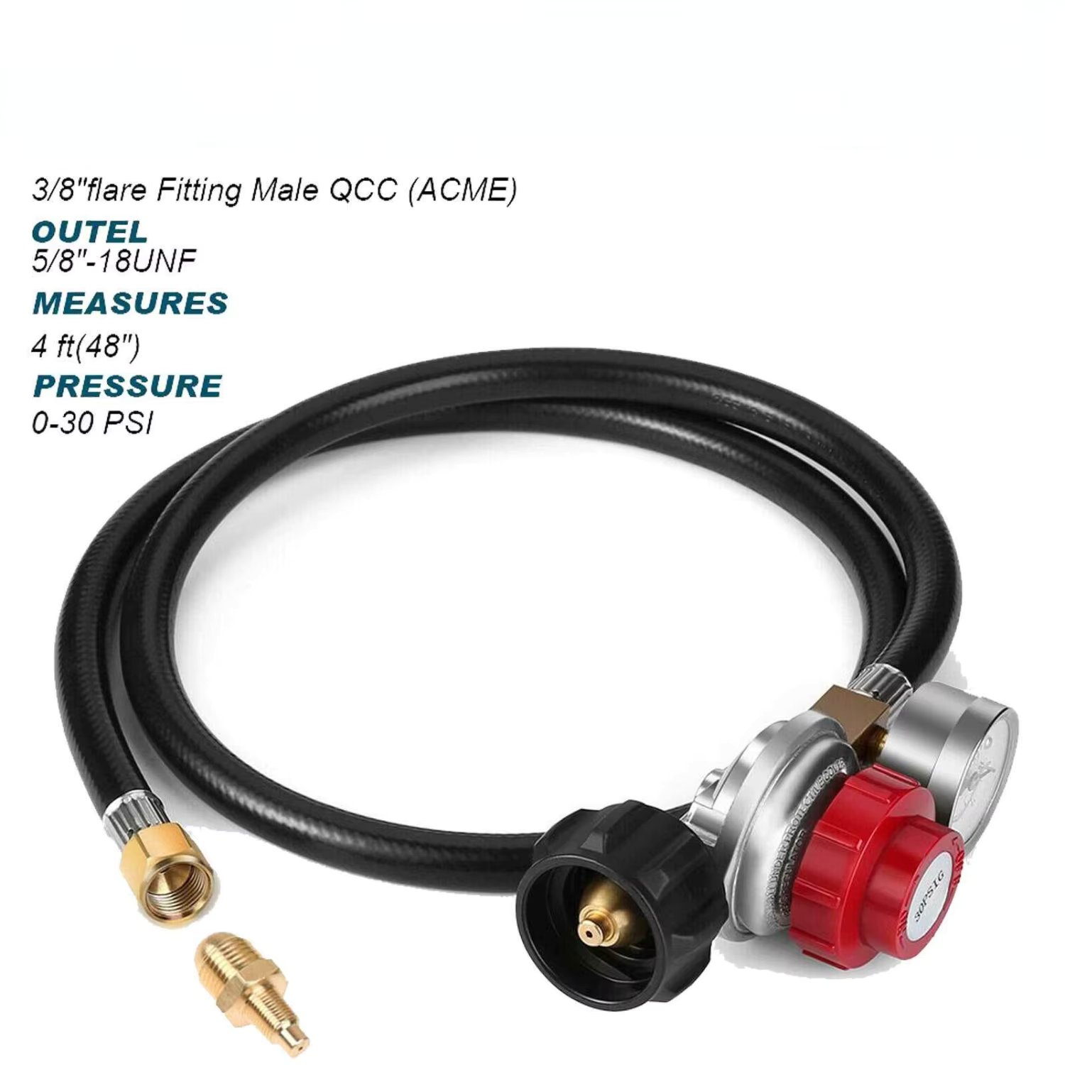 Easy-to-read markings, ensuring precise control of gas flow. With its durable construction and leak-proof design, this high-qual