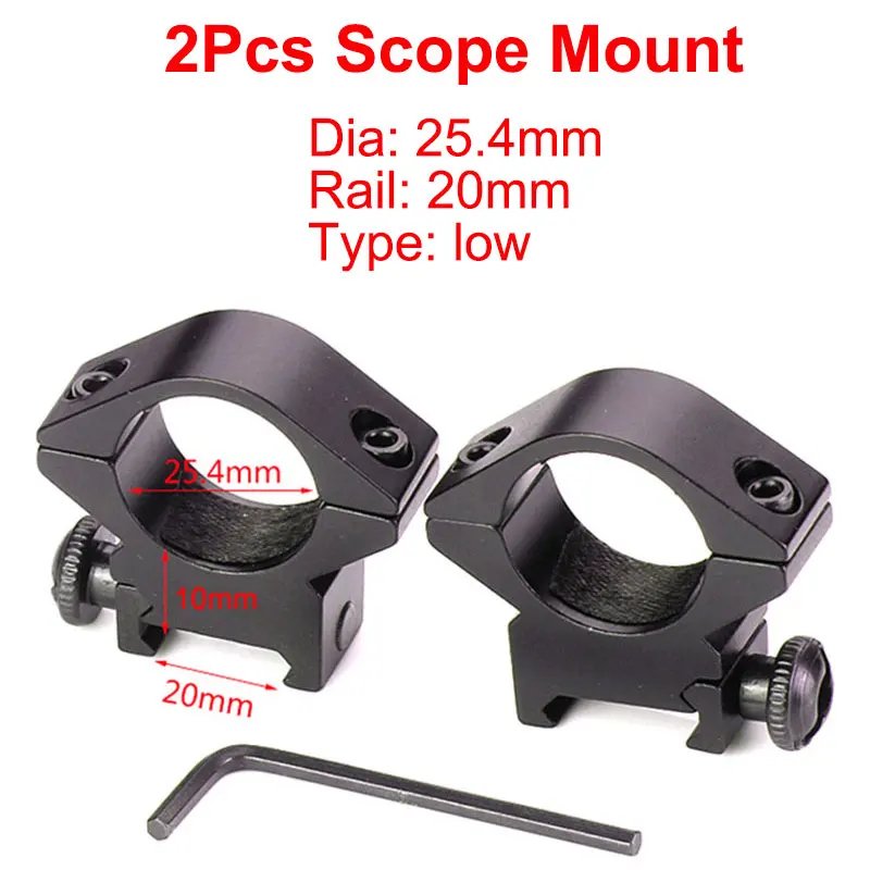 Dia 25 Rail 20mm Low
