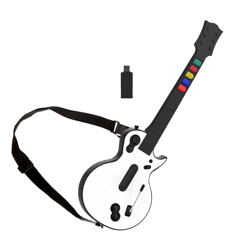 DOYO Wii Guitar Hero for Wii Controller Wireless, Guitar Hero Controller Compatible with Guitar Hero Wii and Rock Band 2 Games w