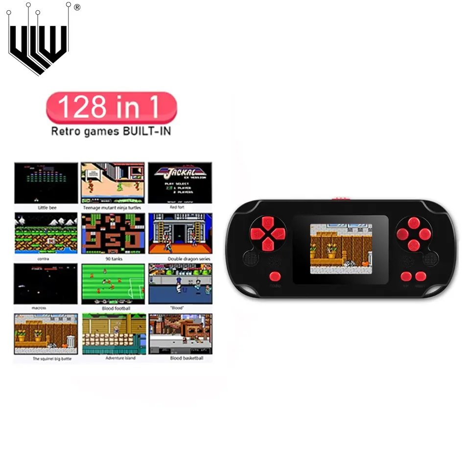 GAMINJA GC31 Retro Portable Mini Handheld Video Game Console TFT Color Screen Kids Game Player Built in 8Bit Games
