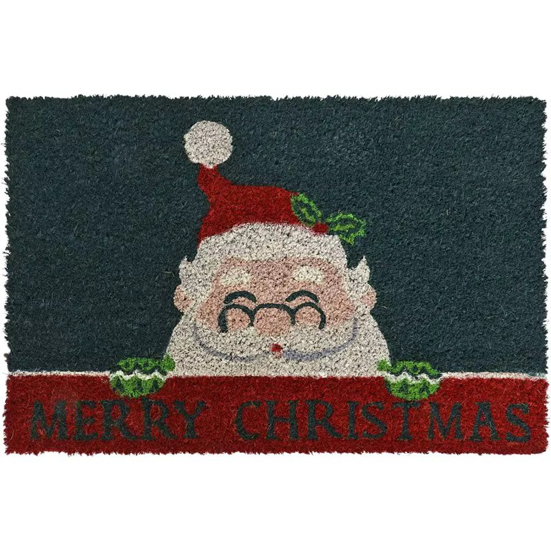 60x40 cm EURASIA Christmas Coconut Mat Tent with Anti-Slip Base, Original Christmas Decoration