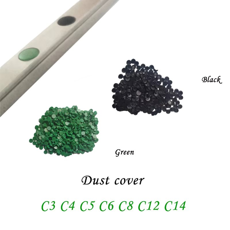 50pcs Nylon Plastic Dust Cover Caps Protector MGN9 MGN12 MGN7 MGN15 Linear Rail Guides Parts Screw Hole Cover C3 C4 C5 C6 C8 C12