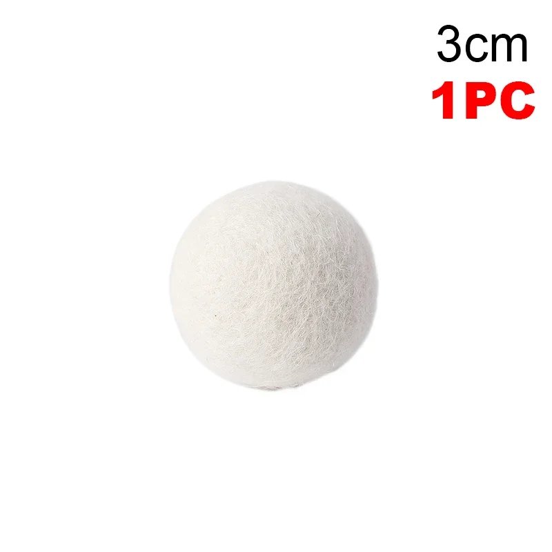 6/3/1pcs Wool Dryer Balls Reusable Fleece Laundry Ball Home Washing Softener Anti-static Sticky Hair Remover Machine Accessories