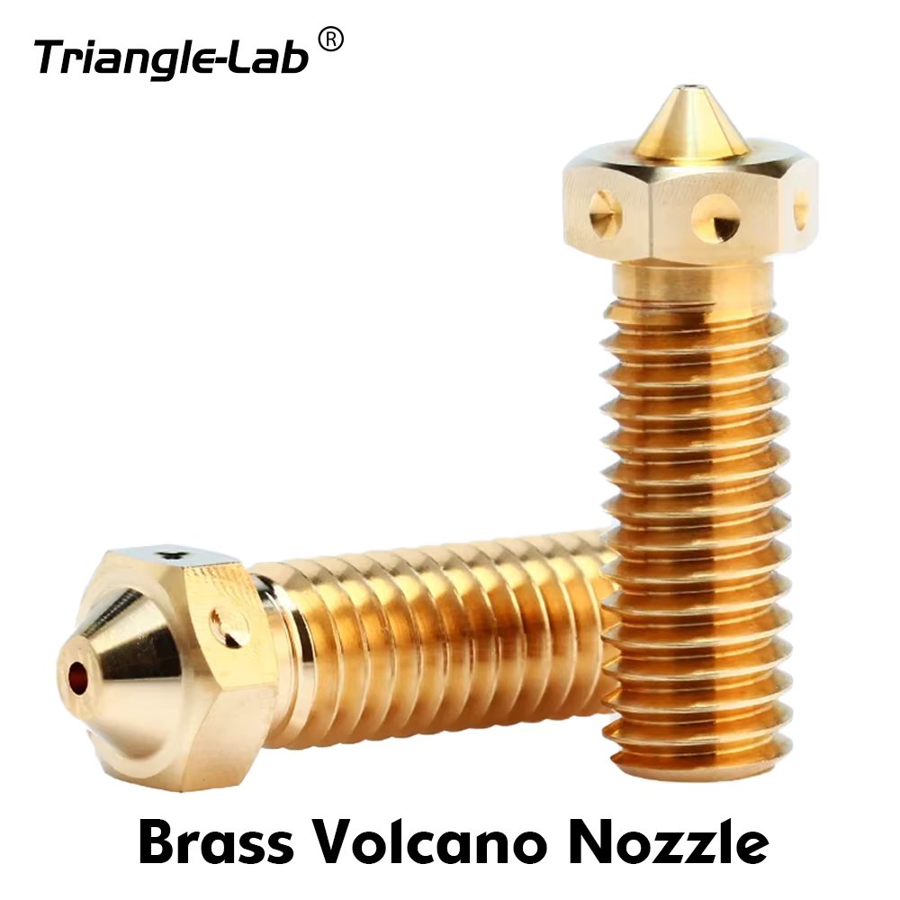 Trianglelab Top Quality Brass Volcano Nozzle For 3D Printers Hotend For Volcano Hotend M6 rapido hotend CHC pro hotend Kit
