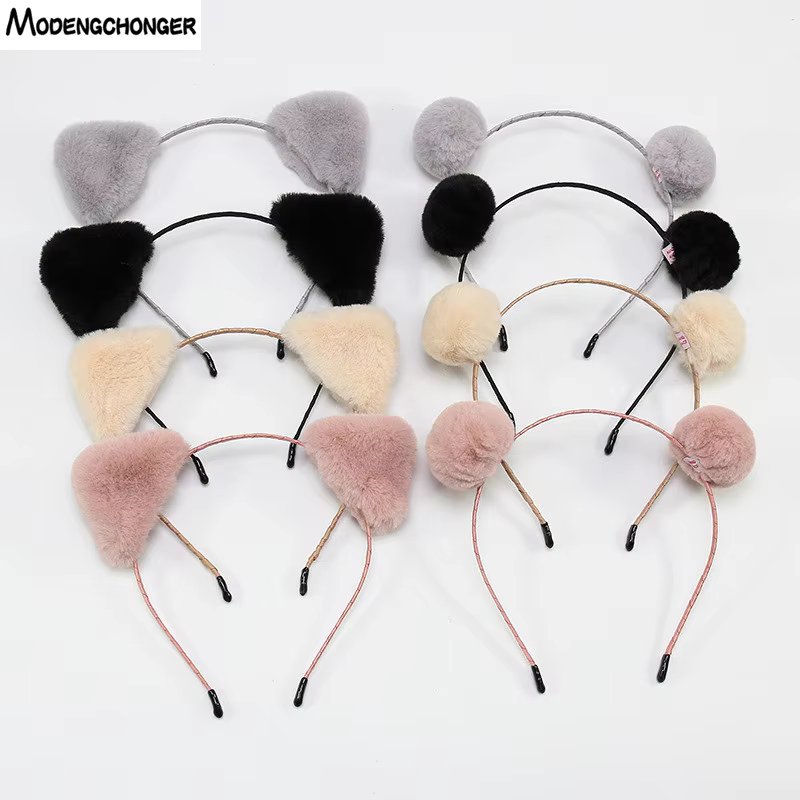New Cat Ears Head Bands Fashion Lady Hair Bezel Girls Hairbands lovely  Headband Baby birthday party Hair Hoop Hair Accessories