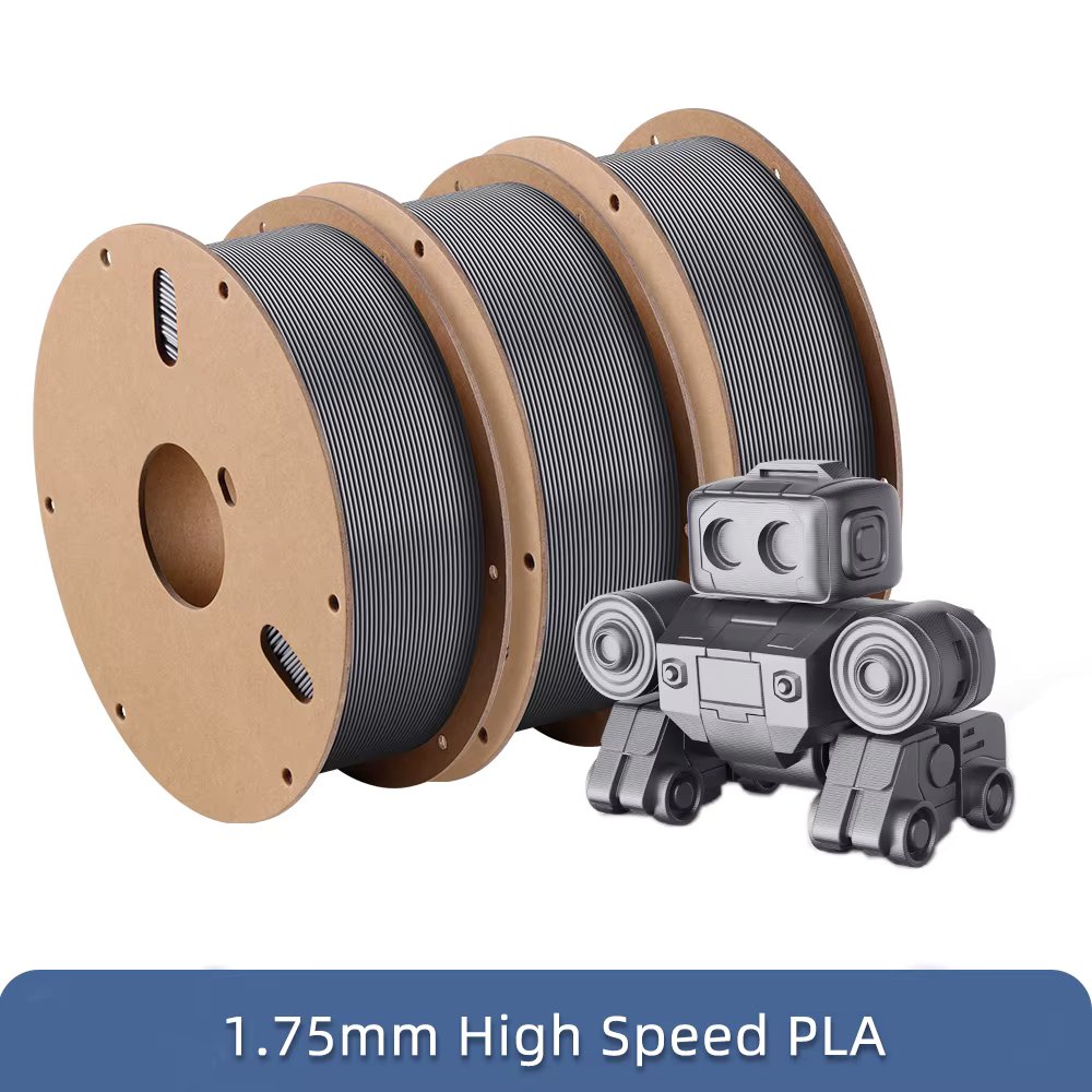 ANYCUBIC 5kg High-Speed PLA Filament 1.75mm Plastic For 3D Printer Rubber Consumables Material for ANYCUBIC Kobra 2 Series