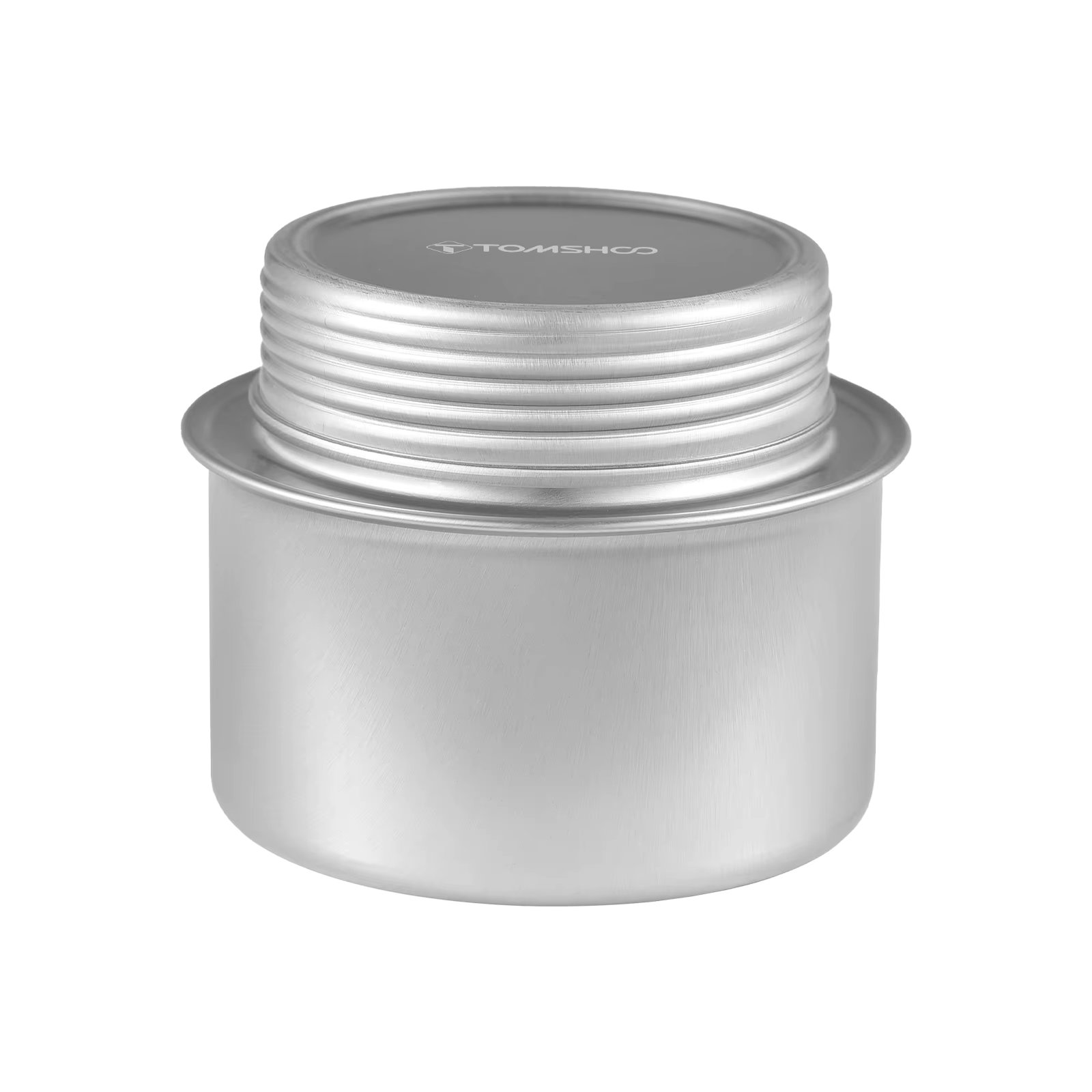 TOMSHOO Portable Mini Aluminum Alloy Alcohol Stove with Lid Outdoor Camping Hiking Backpacking Cooking Stove