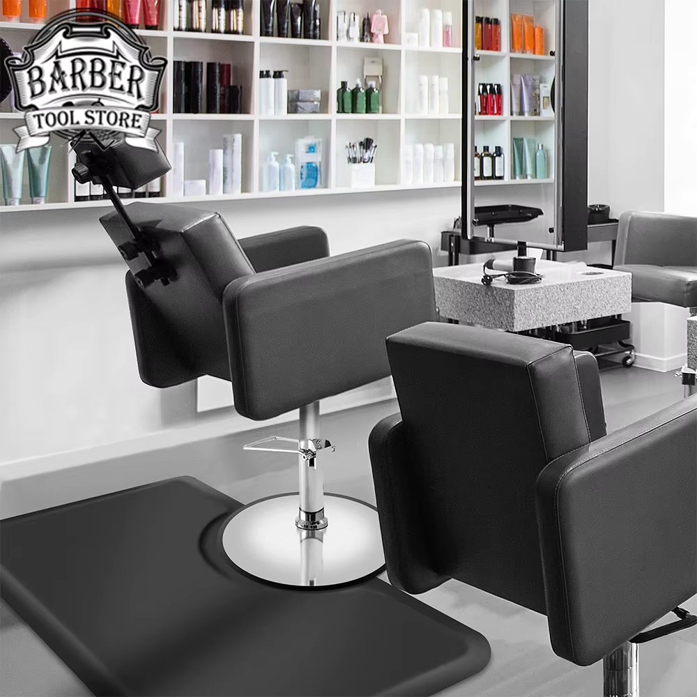 Barbershop Hairdresser High Quality Chair Mat Salon Anti-Fatigue Carpet For Barber Pu Material Comfortable Hairdressing Supplies