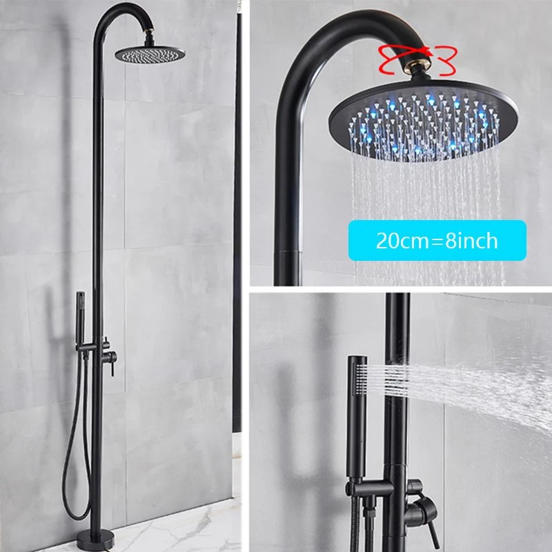 Black LED 8 inch