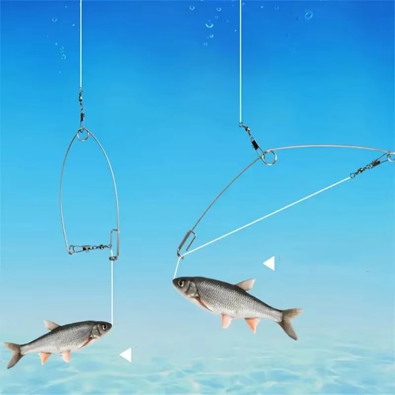 2PCS God Hook Automatic Fishing Device - Trigger Spring Hook Setter for Freshwater and Saltwater Fishing - Effortlessly Set Hook