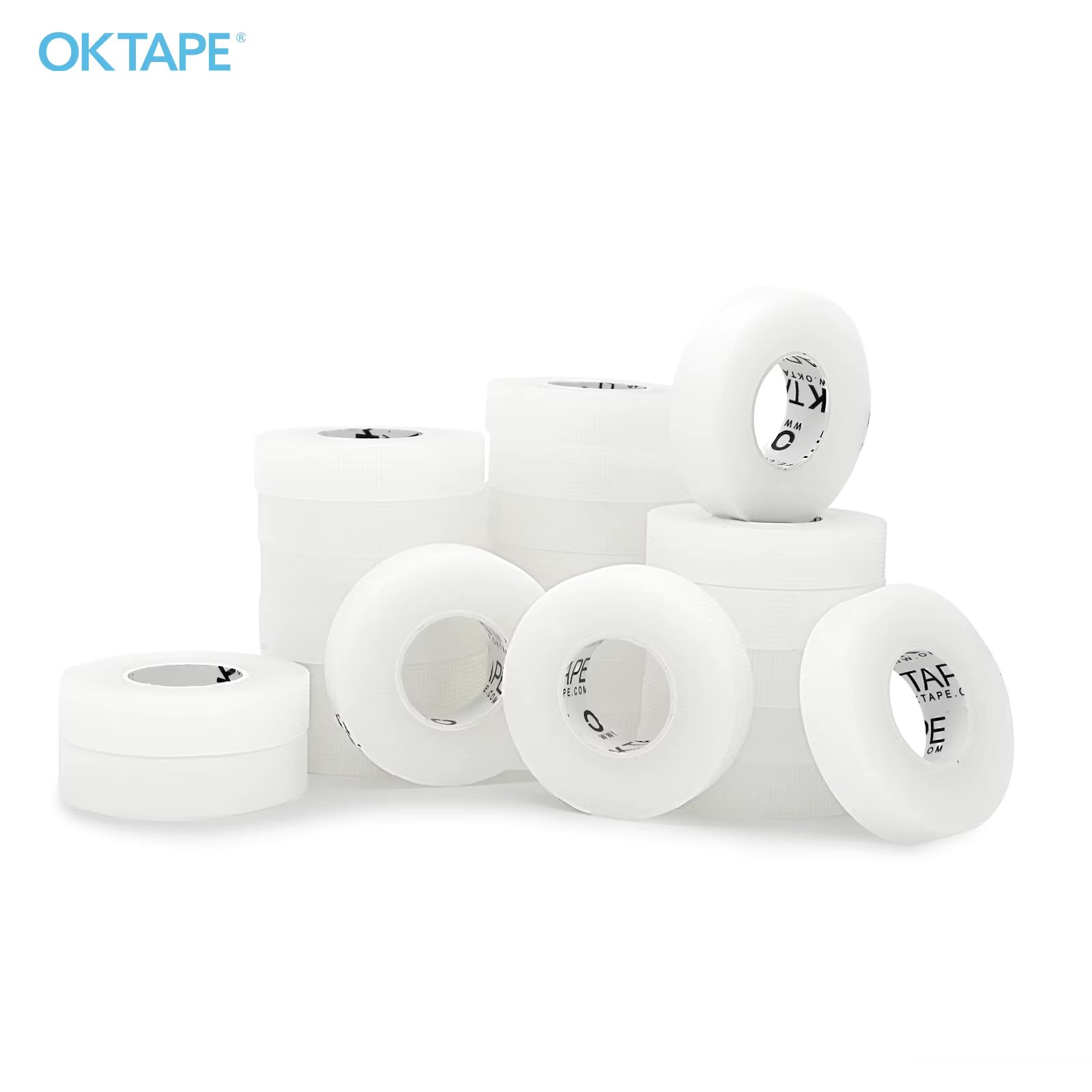 OK TAPE OKPore Transparent Surgical Tape, First-Aid Medical Hypoallergenic Tape, Latex Free, For Wounds and Protection, 24 Rolls