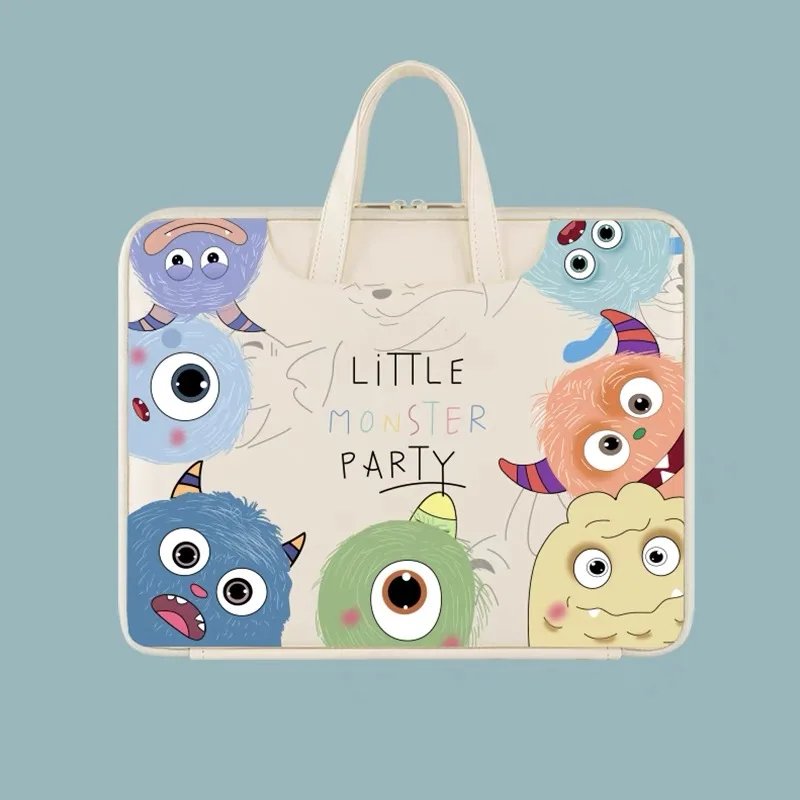 Cartoon Cute Tablet Bag Handbag is Suitable For iPad 9.7/10.2/10.5/11 Inches and Other Brands Of Tablets Under 11 inches