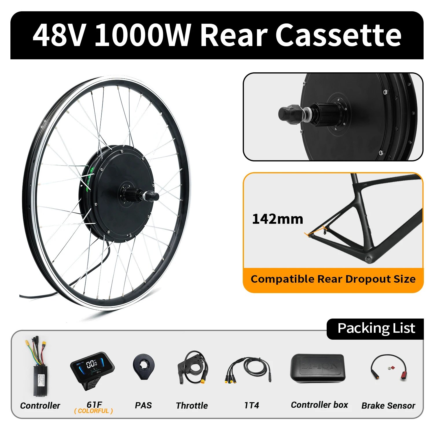 48V 1000W Cassette