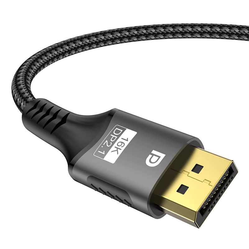 Vothoon Displayport 2.1 Cable 16K DP Cable 8K 120Hz 4K 240Hz Ultra HD Video Audio Cable for Laptop TV Xbox Projector Monitor