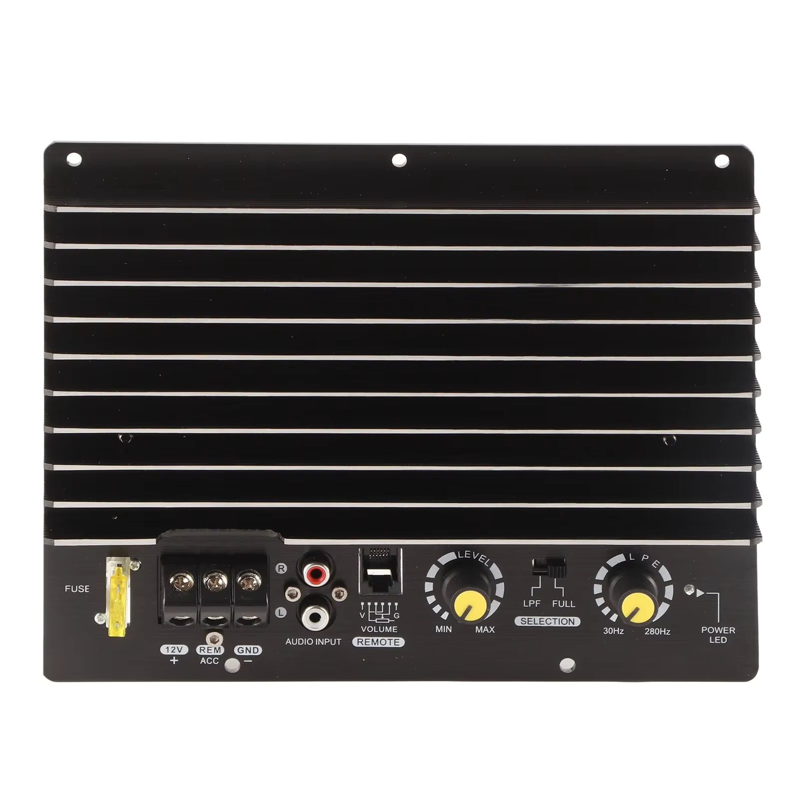 Car Audio Cannon Core Amplifier Board Amplifier Board for Car Speakers 1000W 12V High Power Aluminum Subwoofer Board