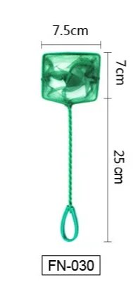 Long Handle Square Aquarium Fishing Net Landing Net for Fish Floating Objects Crab Nets Fishing Rod Dryer Hand Nets