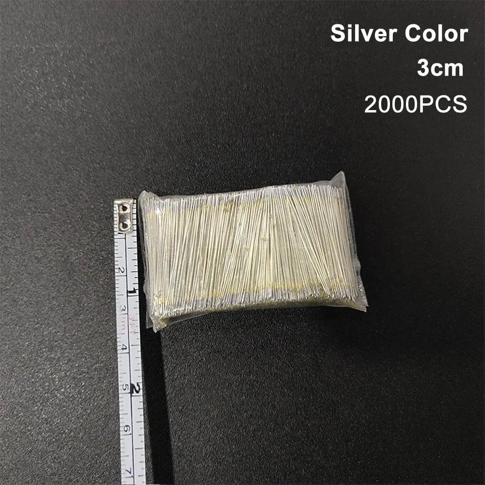 2000PCS LED Neon Light Welding Wire Enameled Wire Silver/Copper Color Middle Connector For 5V 12V 24V Neon Lamp Soldering
