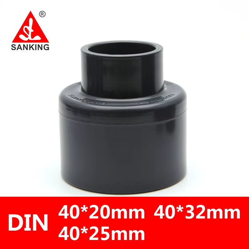 Sanking PVC  Reducing Socket 40*20 40*25 40*32  mm Connectors Water Pipe Joints PVC Pipe Fillings Garden Irrigation