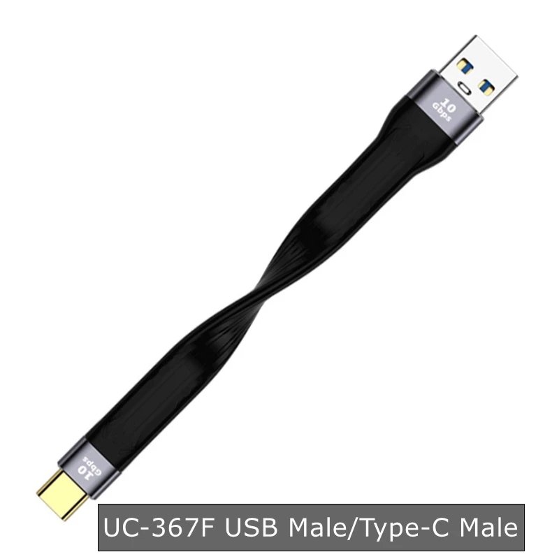 USB 4.0 Gen3 40Gbps Thunderbolt 3 Data Cable PD 10Gbps 100W 5A Fast Charging to Type C Cable 4K@60Hz Cable USB Tipo C Cable 13cm
