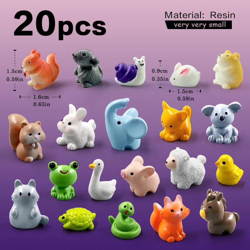 20pcs Small Animal-D