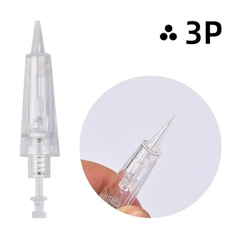 10PCS Derma Pen Bayonet Cartridge Replacement Needles Tattoo Eyebrow Lip Needles For MYM M7 N2 A1 A6 Nano Permanent Makeup Tools