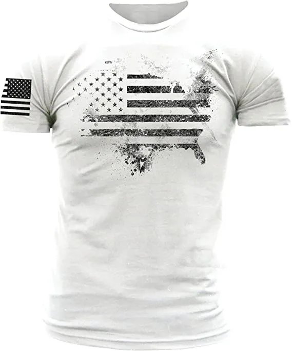 US Flag-White