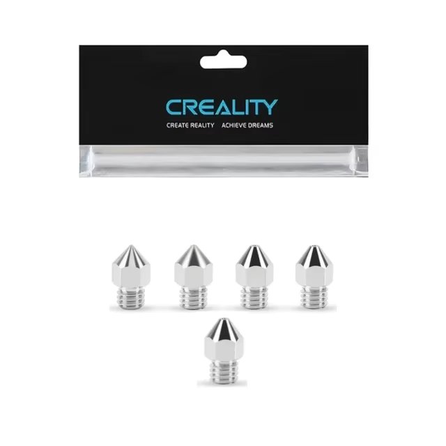 Creality MK8 Plated Copper Nozzle Durable Non-stick High Performance M6 Thread For 3D printers For CR10 Hotend ENDER3