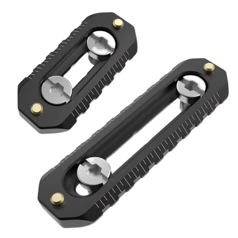 Mini NATO Rail Anti Off Quick Release NATO Rail with 1/4" Screws Safety Pins for Handle Camera Cage Field Monitor SmallRig Cage