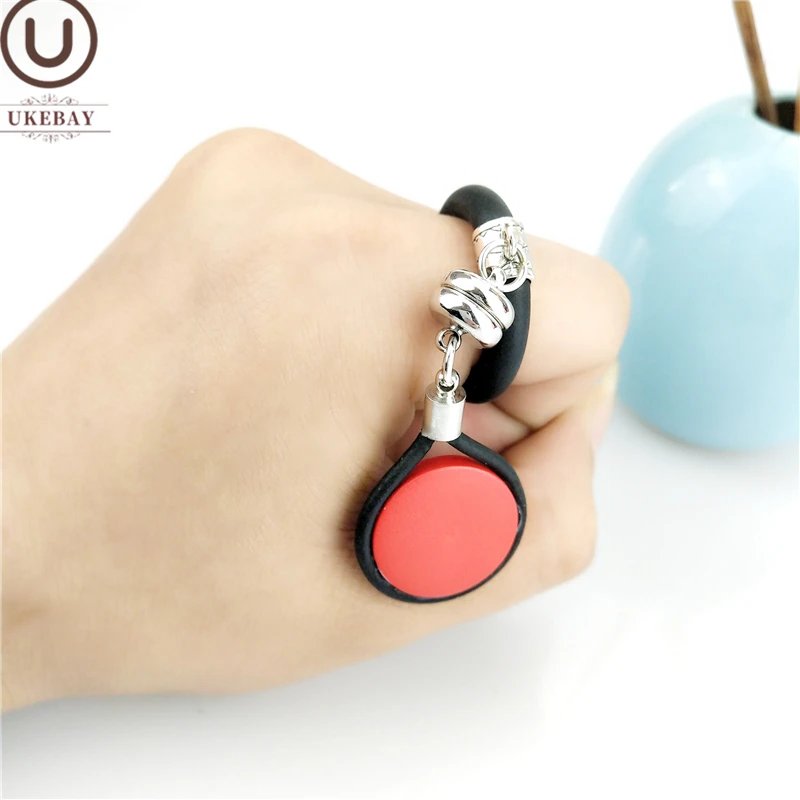 UKEBAY 2020 NEW Tassel Jewelry Fashion Rings Women Designer Luxury Rings Bohemia Wedding Accessories Rubber Meterial Gifts Ring
