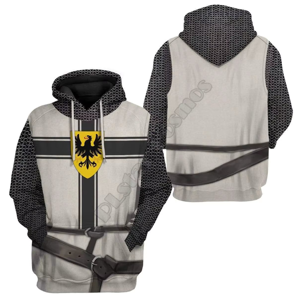 Teutonic Knight 3D Printed Men For Women hoodies Harajuku Streetwear Fashion Sweatshirts Jacket Cosplay Costumes 06