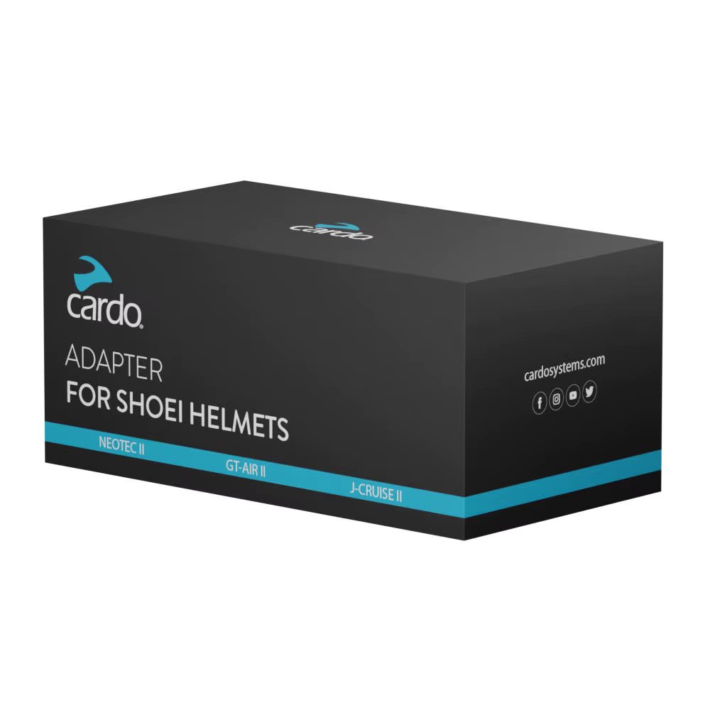 Cardo Shoei Helmet Adapter for Neotec2 GT-AIR2 J-Cruise2/Pac Tock line compatible